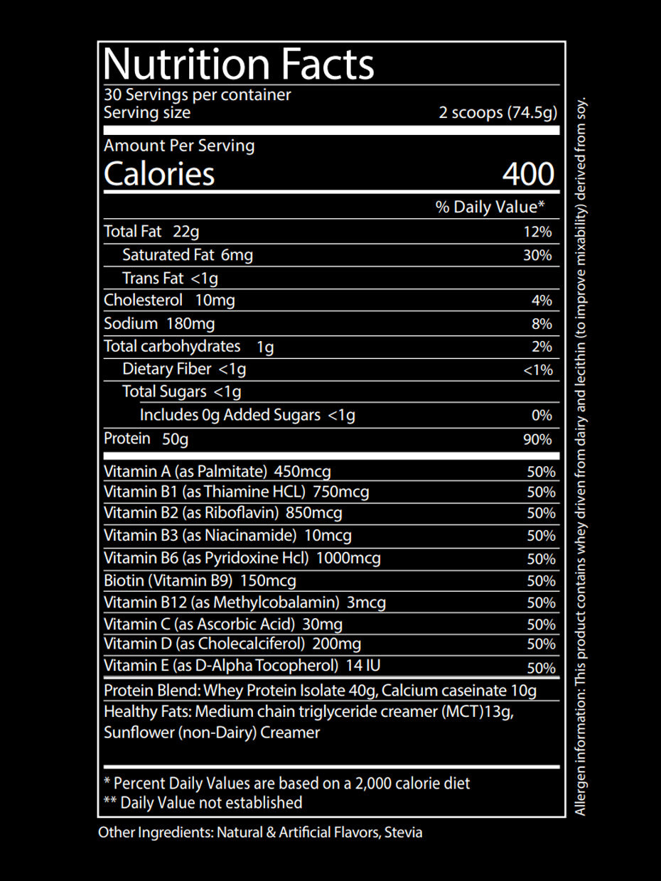 True Meal Low Carb Meal Replacement